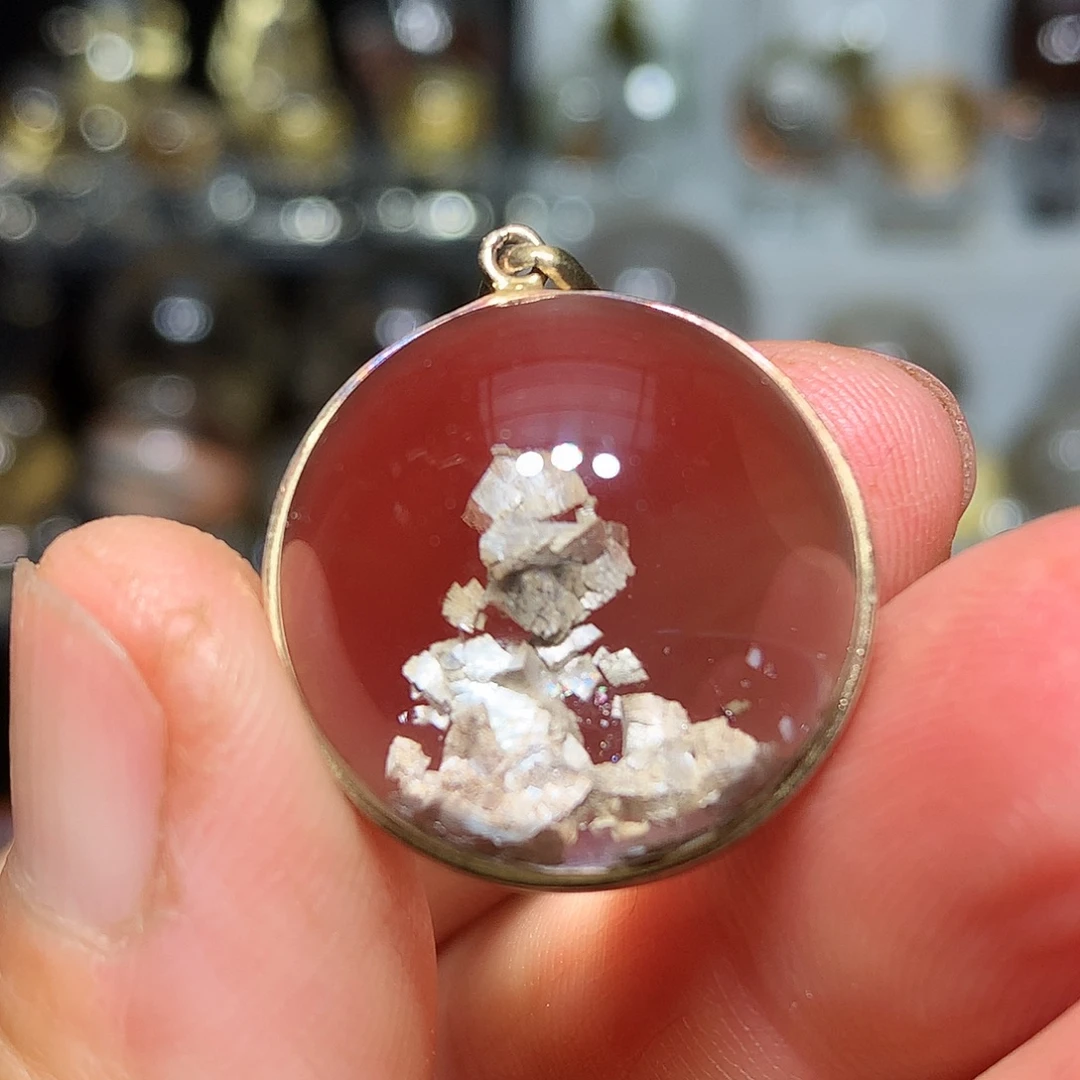 珠宝半成品银S925镀金镶嵌水晶定制款