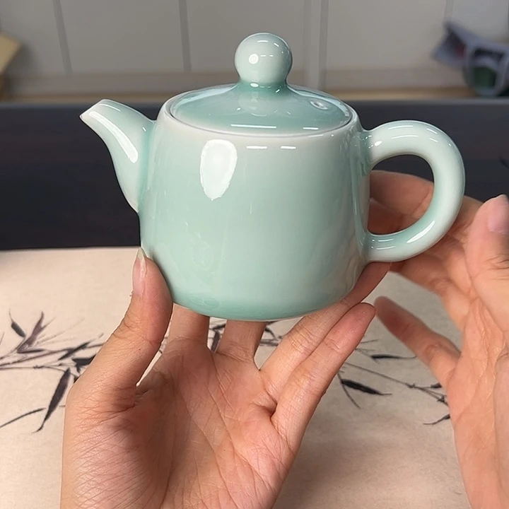 龙泉云间青瓷小米茶器