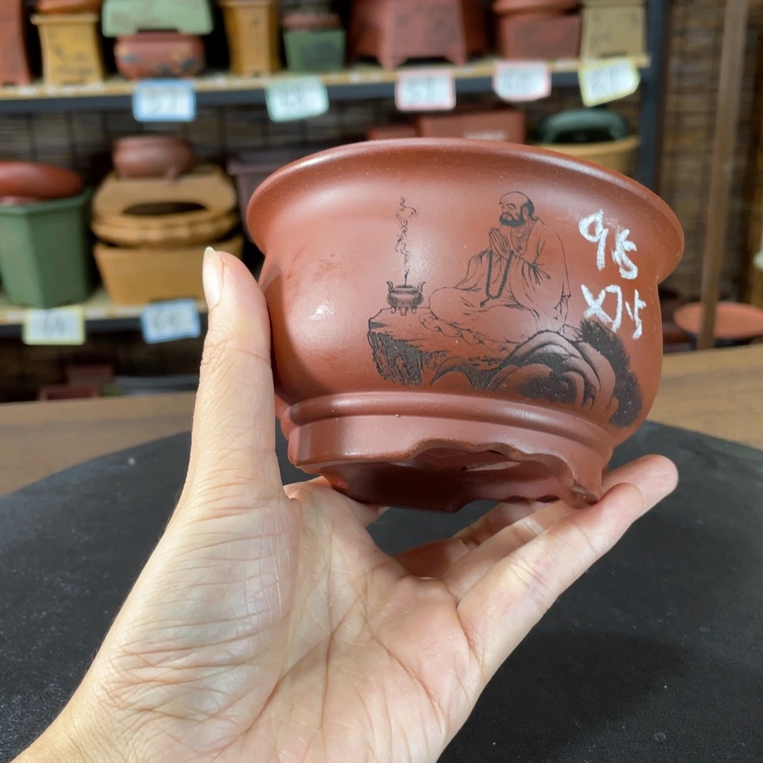 花盆紫砂紫砂和红