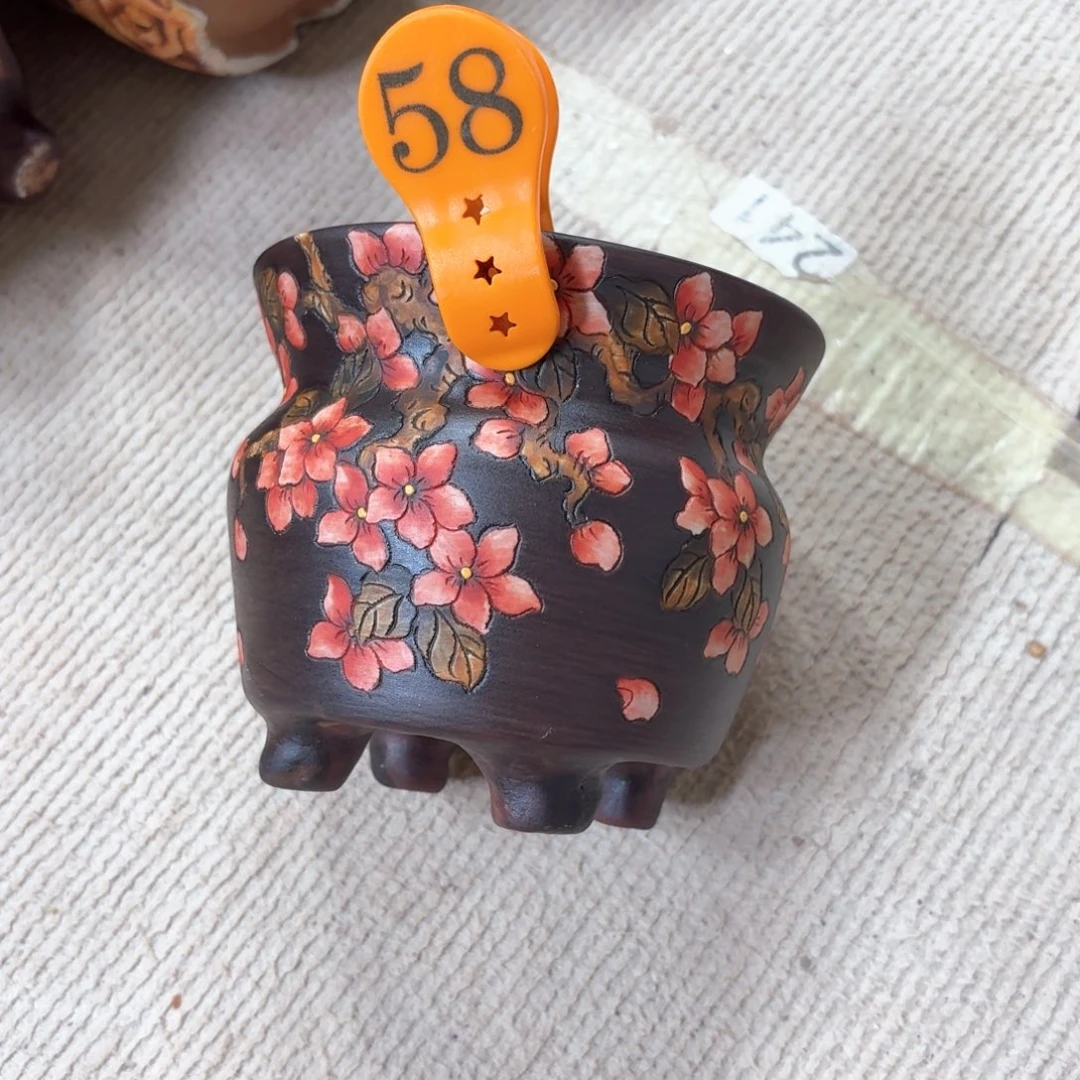 紫砂花盆陶瓷多肉花盆精品