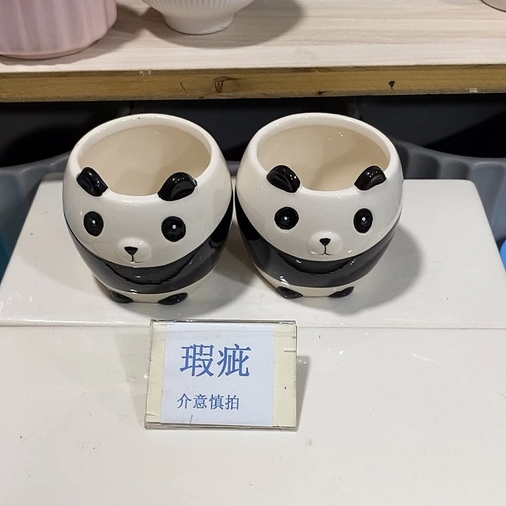 紫砂花盆多肉植物盆瑕疵有孔