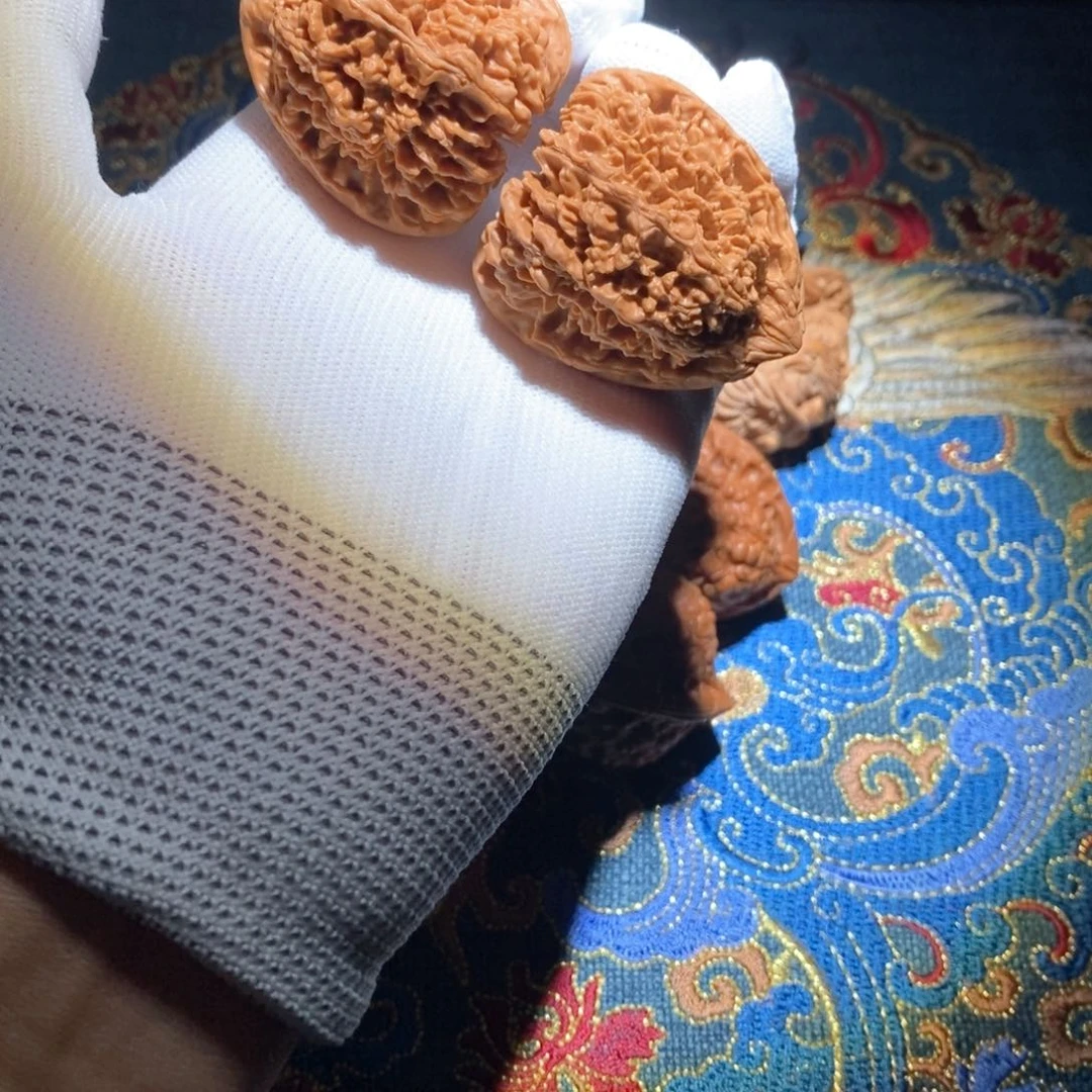 把件文玩核桃三角满天星