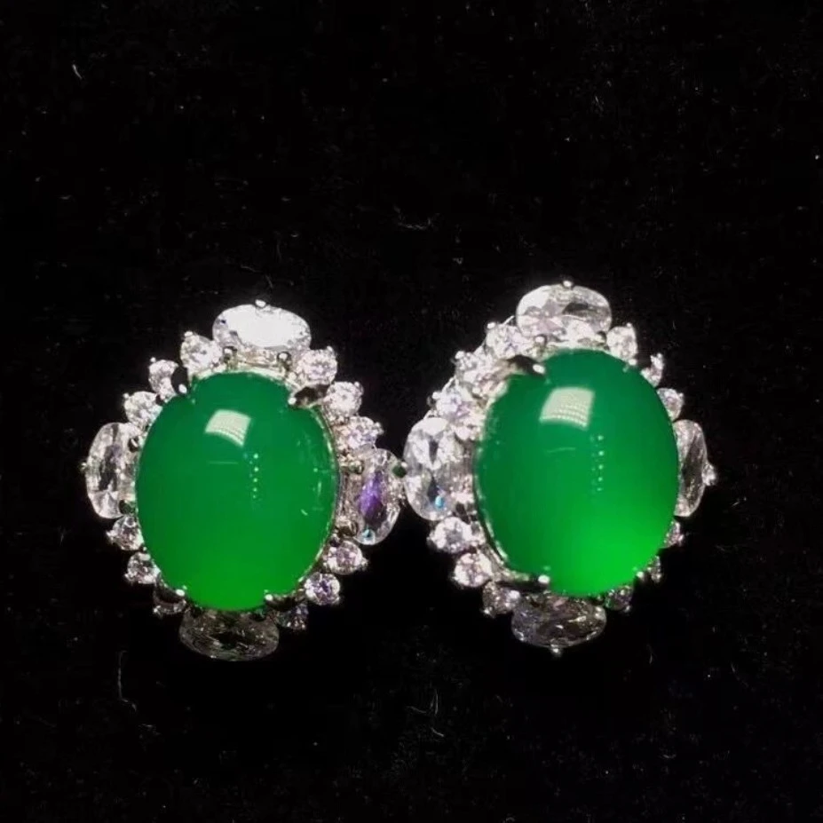 925银耳饰 925银针镶嵌耳钉