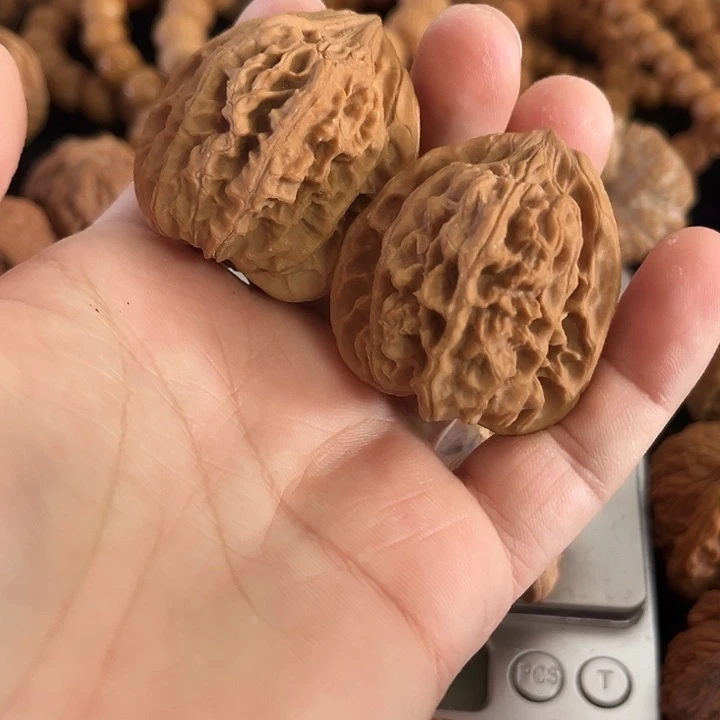 文玩核桃把件39左右钢炮粗筋，编号017