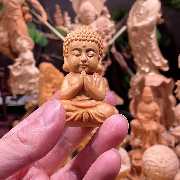 黄杨木宝宝佛7小叶