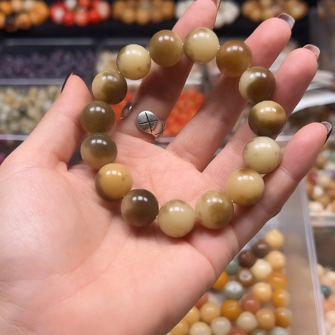 小***猫手串菩提根/象牙果卡15非料花皮1条