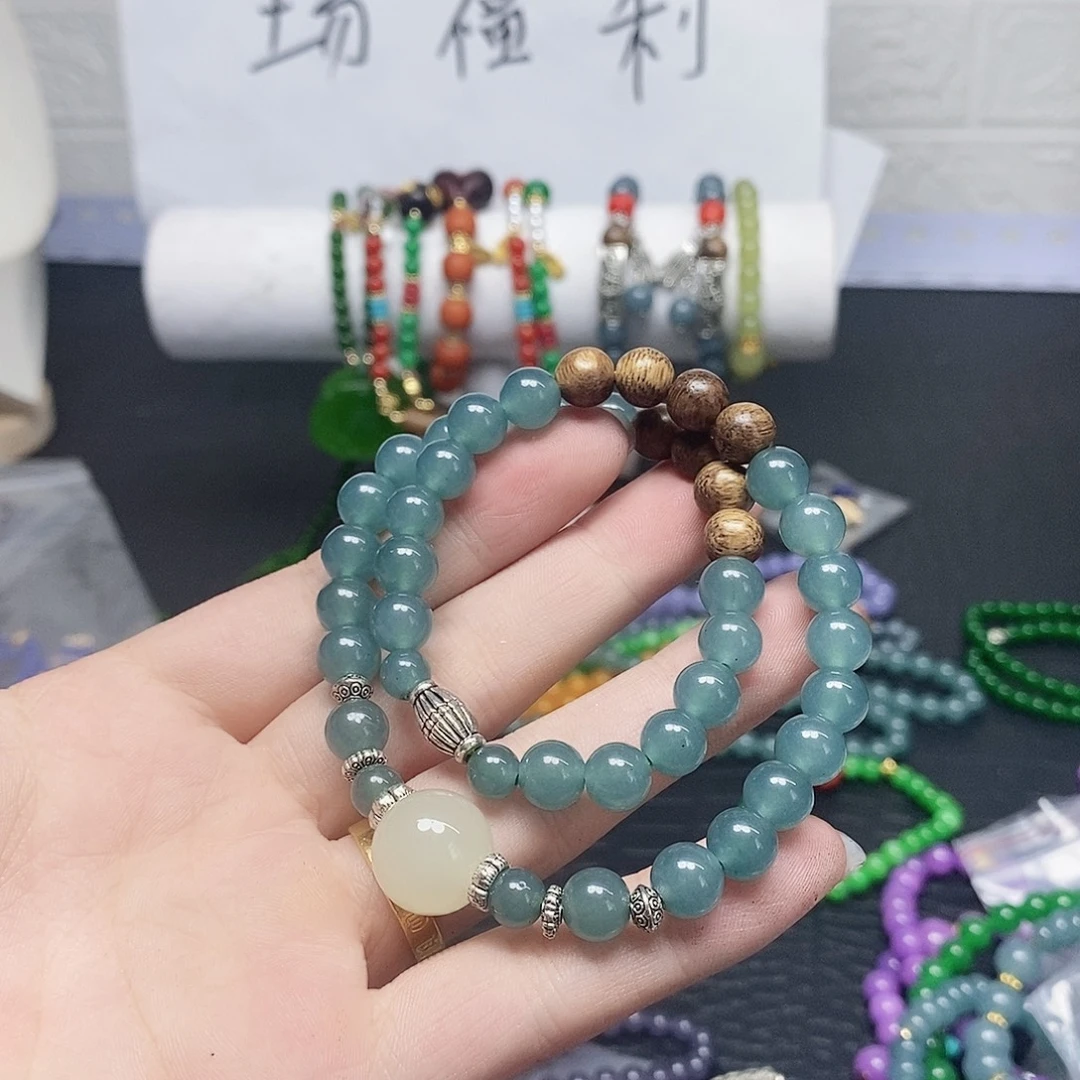 颈饰未镶嵌翡翠手链