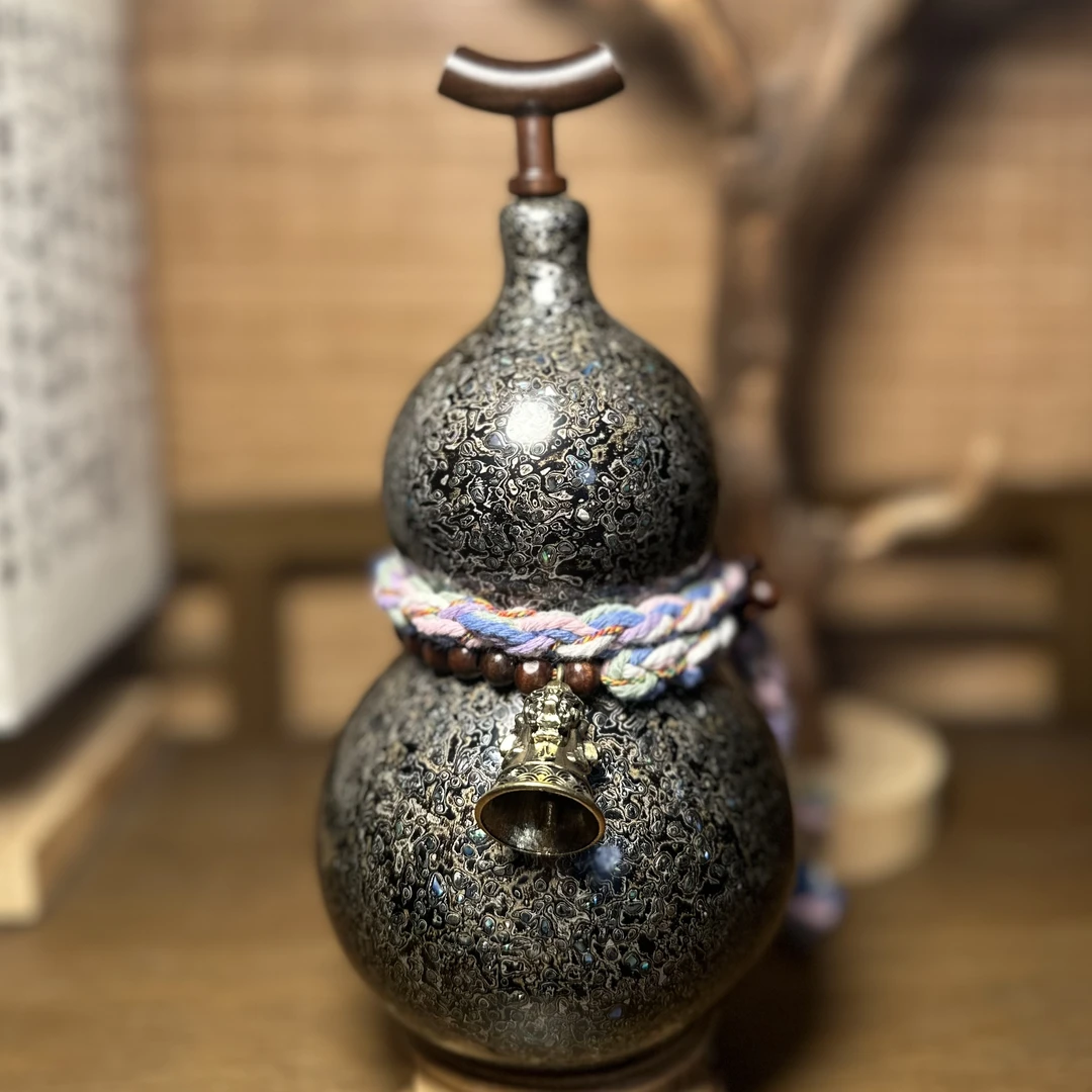 【琉璃07】正宗大漆酒葫芦仿古珍藏温婉福禄摆件手工