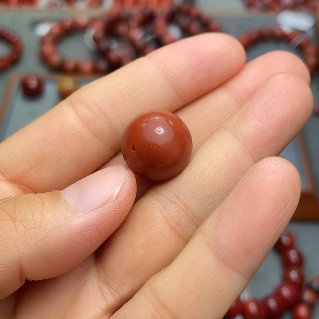未镶嵌单珠南红玛瑙16