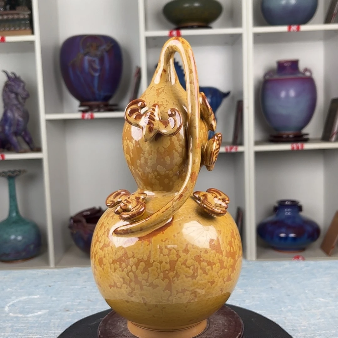 瓷片摆件……五福临门，无礼盒