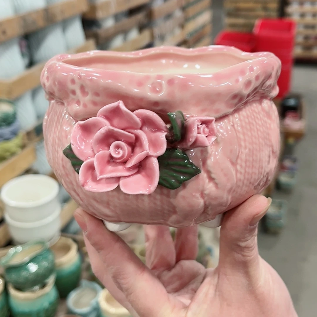 【闪购商品】陶瓷陶瓷多肉植物花盆