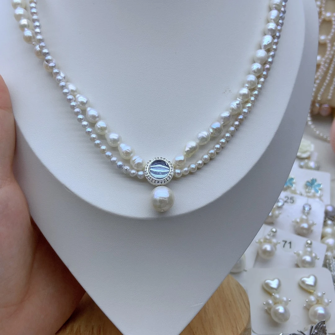 淡水珍珠耳饰未镶嵌