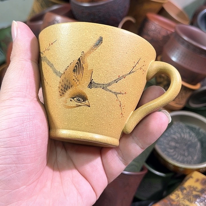 茶杯紫砂全手工紫砂主人杯