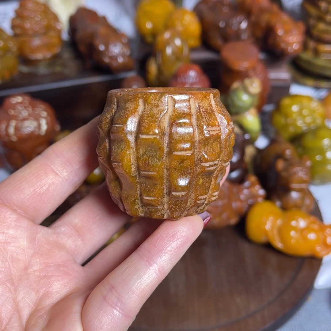 蛇纹石玉合金颈饰