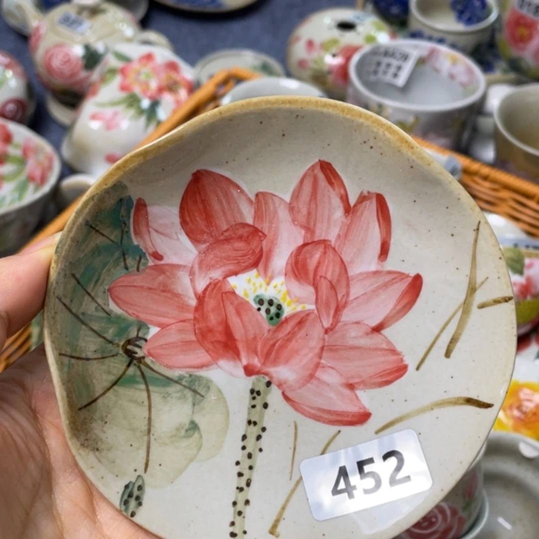 小碟景德镇高温陶瓷口径10.5