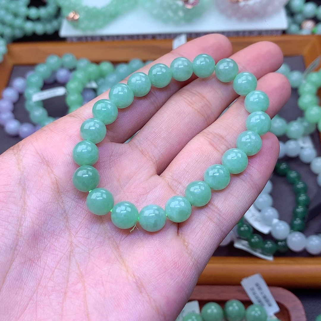 翡翠未镶嵌毛衣链