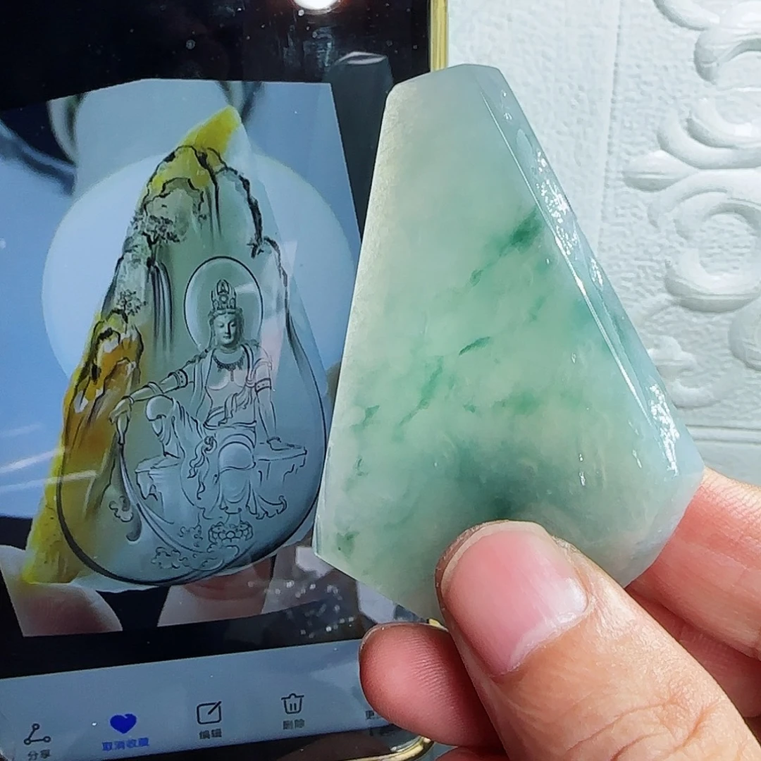 未镶嵌定制翡翠缅甸天然A货翡翠含老师工艺