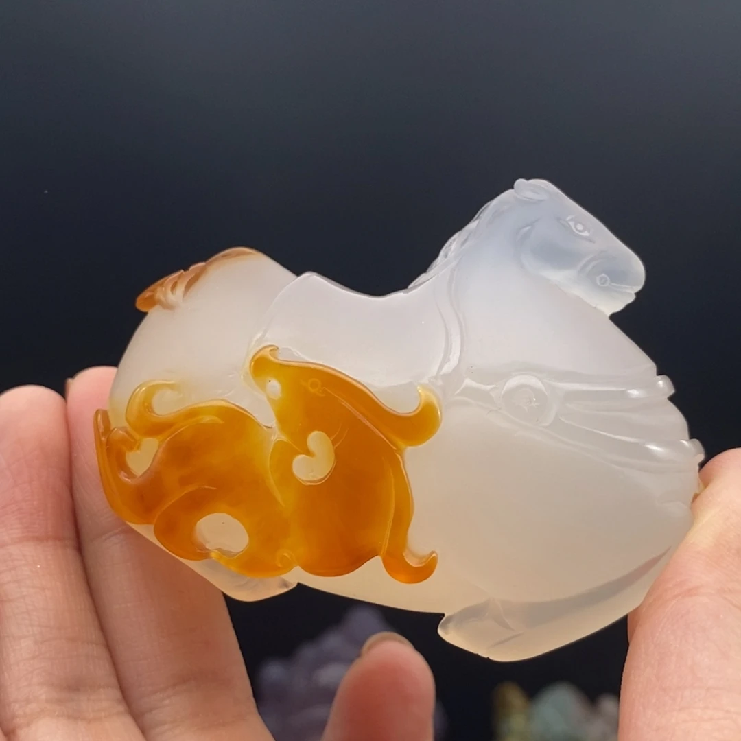 玛瑙/玉髓吊坠(不含链)未镶嵌