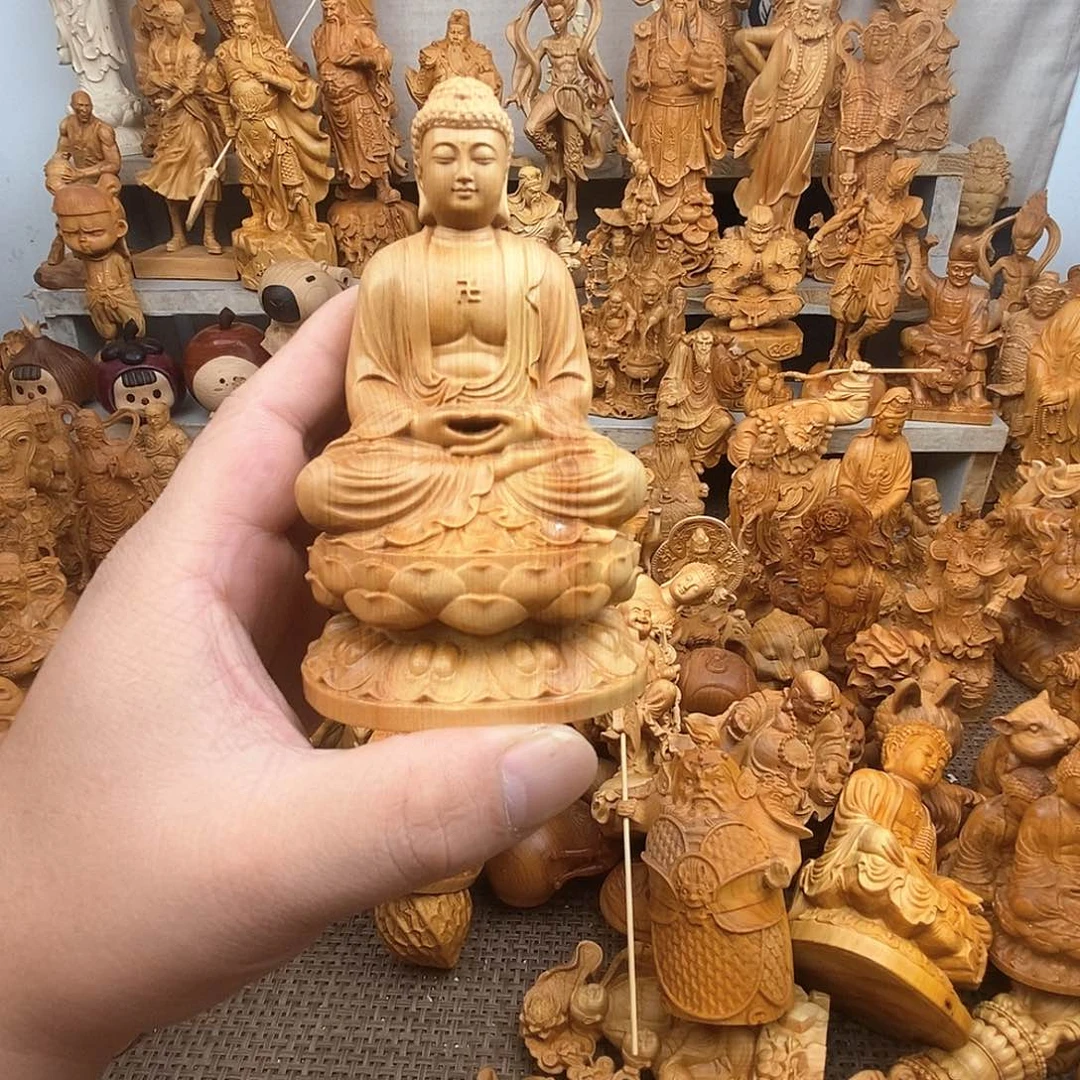 荣***茶香榧木崖柏木如来