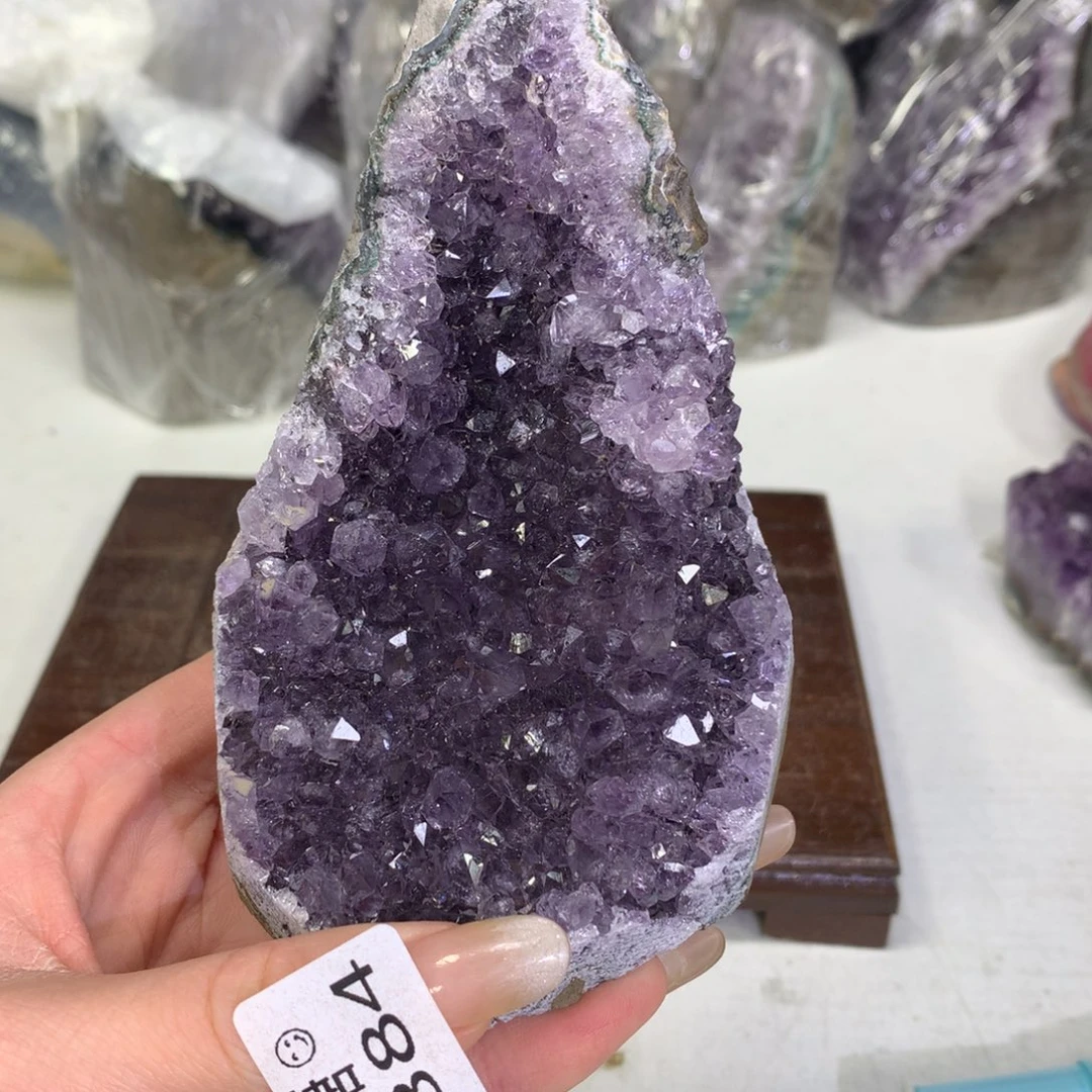 紫晶摆件未镶嵌水晶