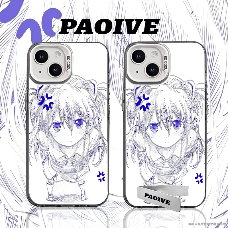 明日香创意适用苹果华为vivoiPhone小米三星防摔彩银手机壳