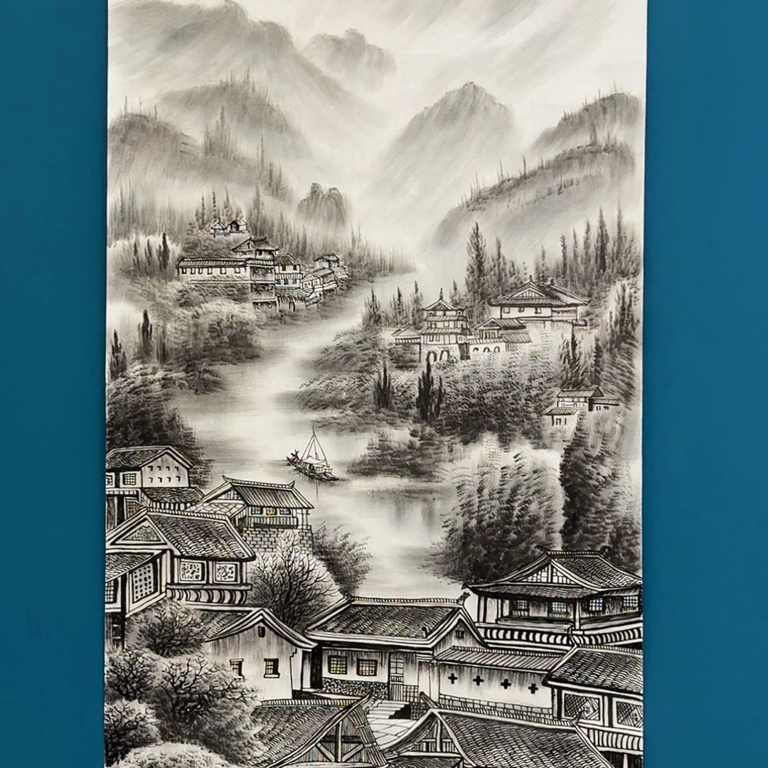 国画密密麻麻密密麻麻迷迷茫茫