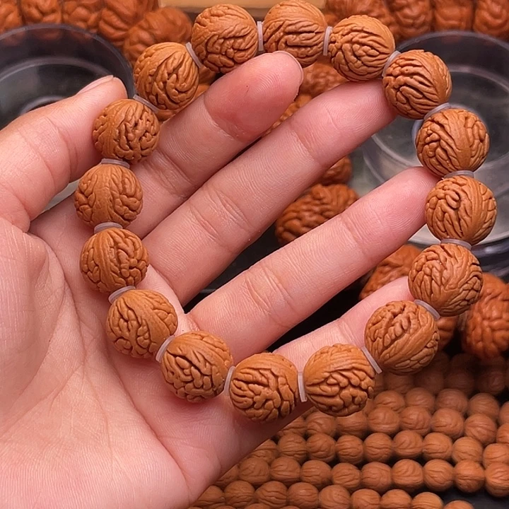 手串桃核精品绣球手串1.5