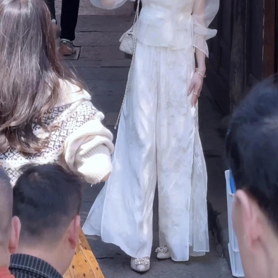 【婷婷】《三生三世》国风蕾丝阔腿裤 TTH2SX117