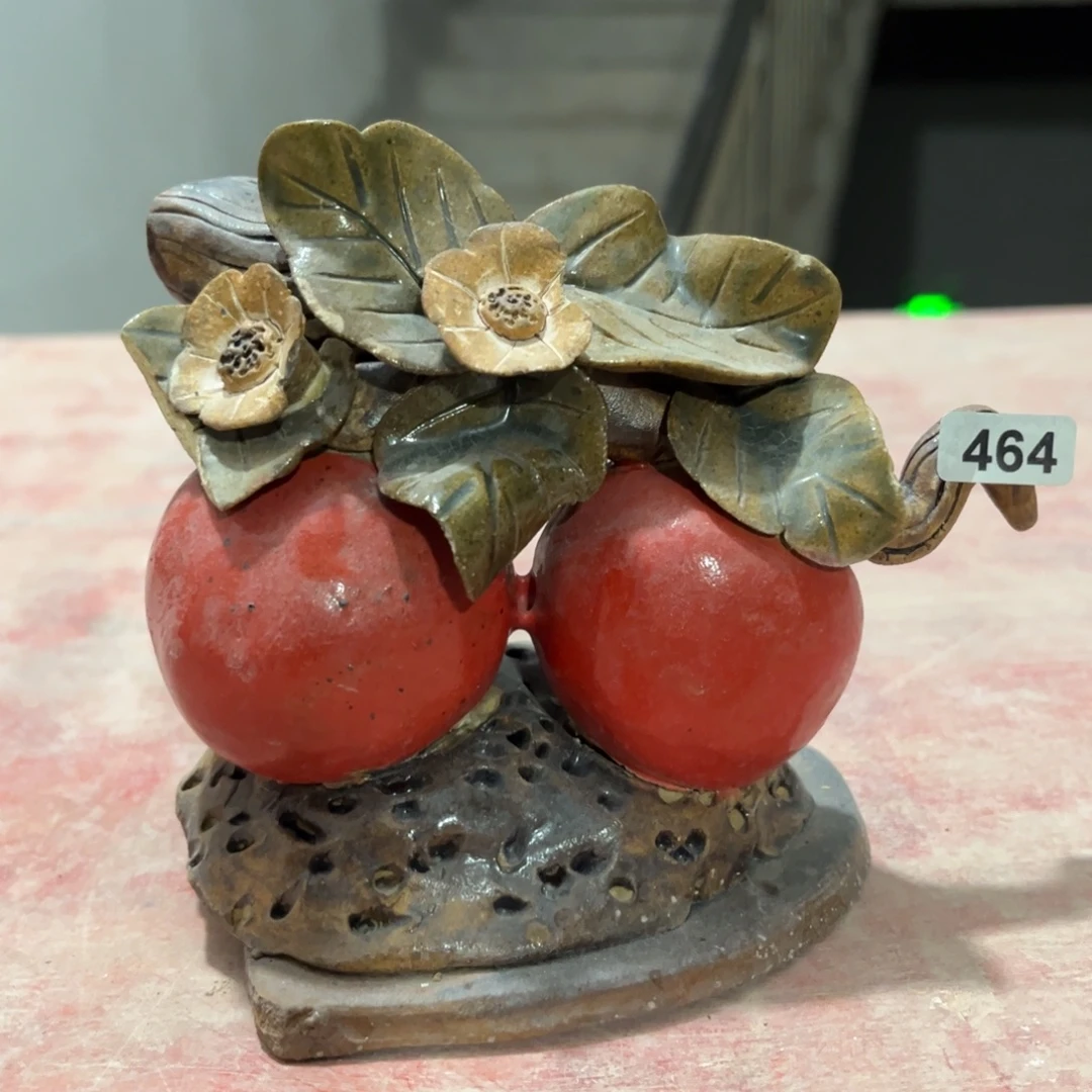 摆件纯手工抽象陶瓷摆件微瑕464