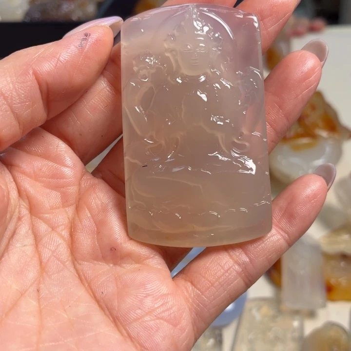 玛瑙/玉髓未镶嵌吊坠(不含链)