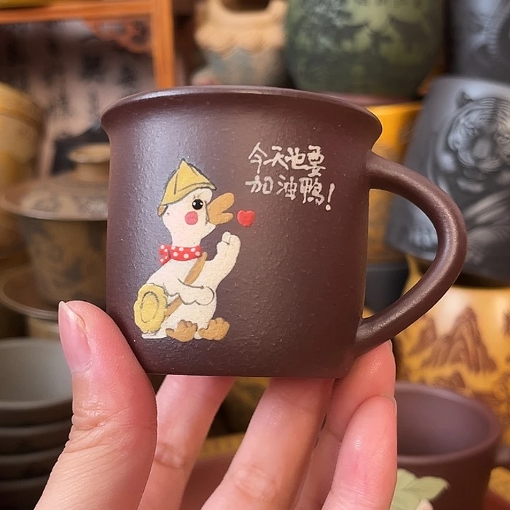 茶杯紫砂宜兴紫砂茶杯正品