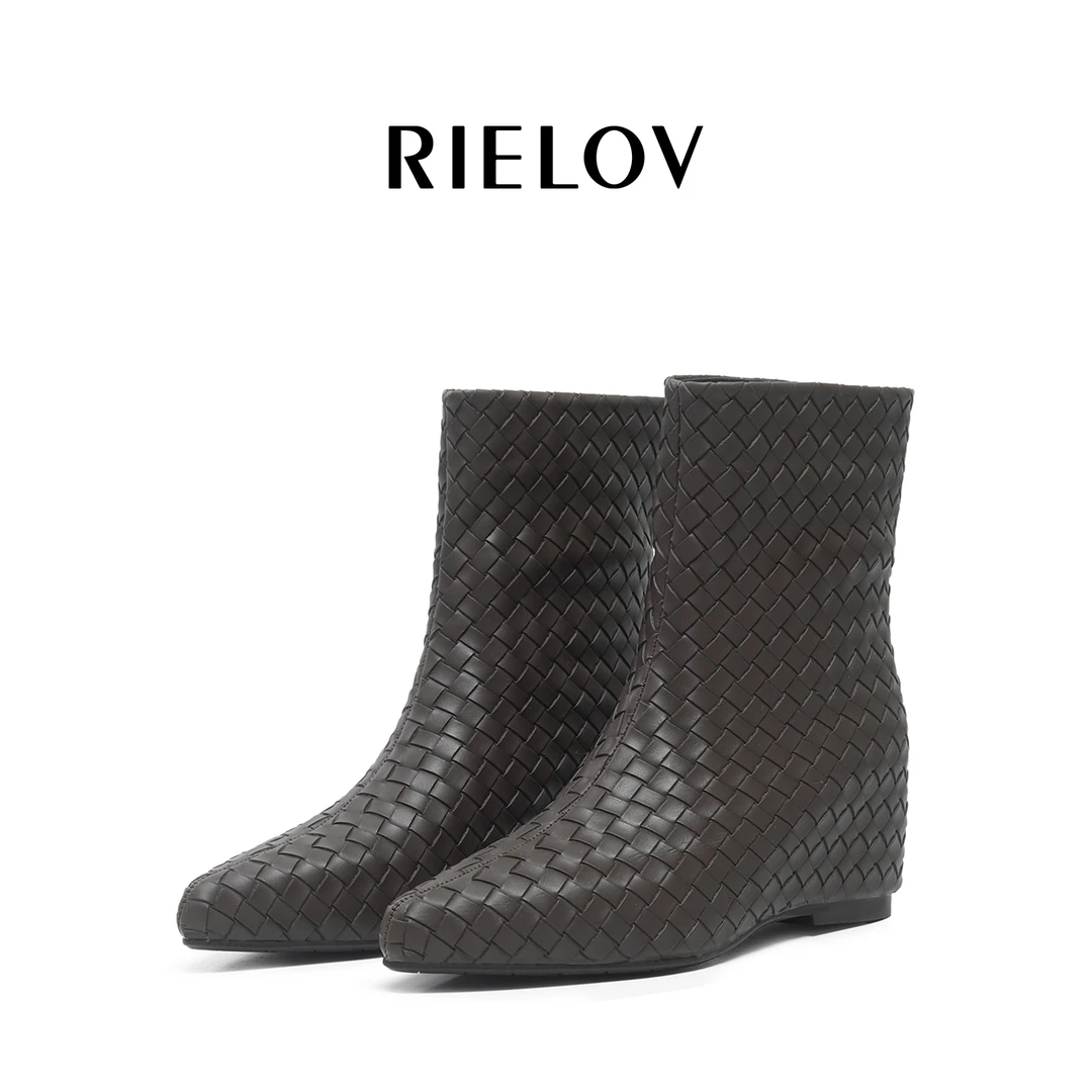 【RIELOV】增高1+3cm时尚潮流百搭女士时装靴817-75