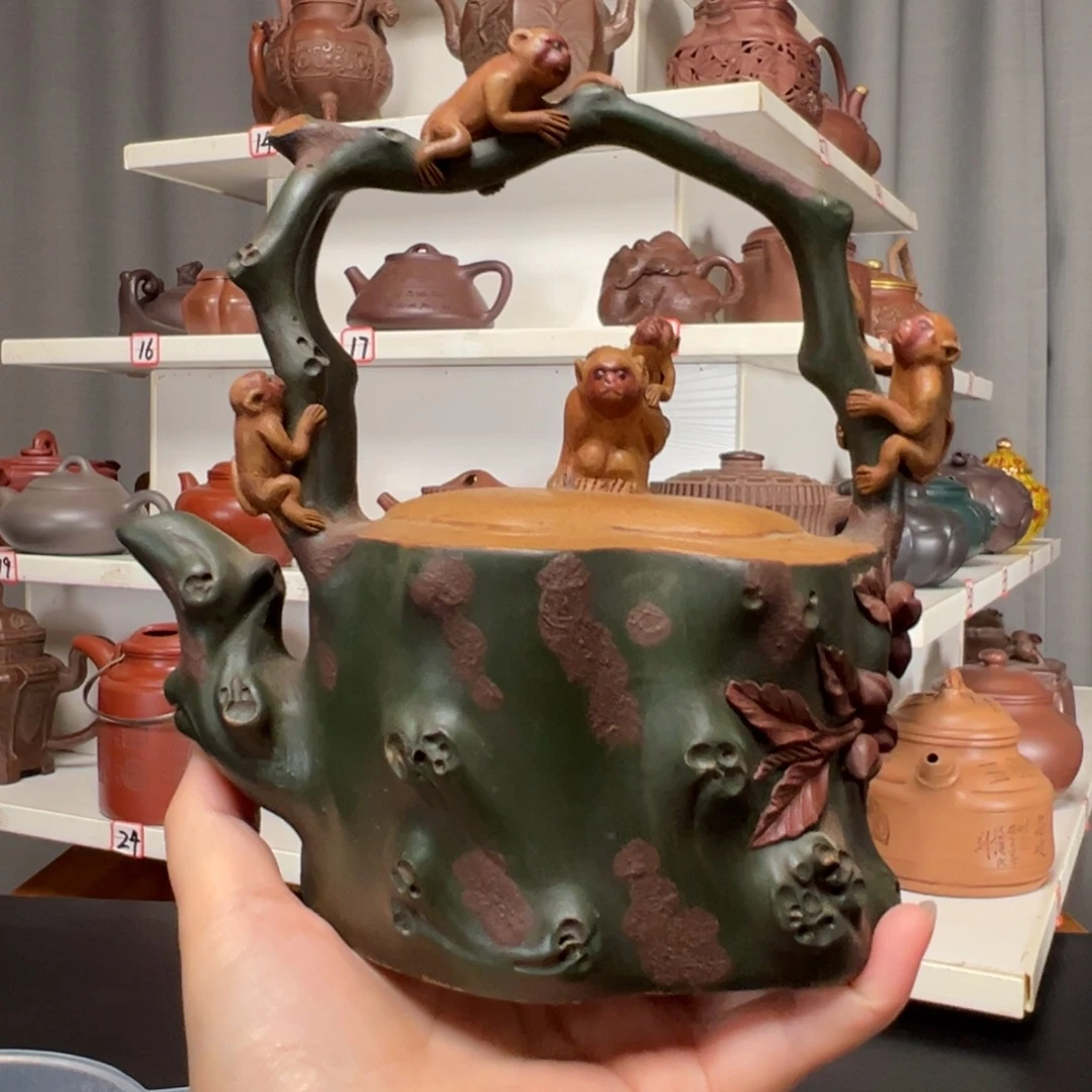郁***山茶壶紫砂原矿紫砂壶系列