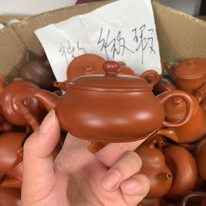 原矿朱泥茶具茶壶家用130