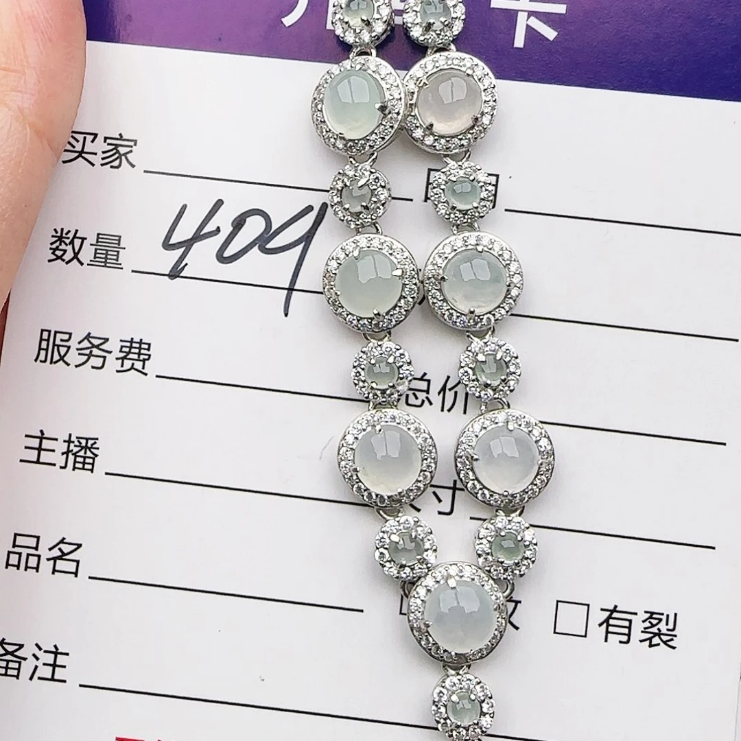 银S925镶嵌戒指翡翠戒指