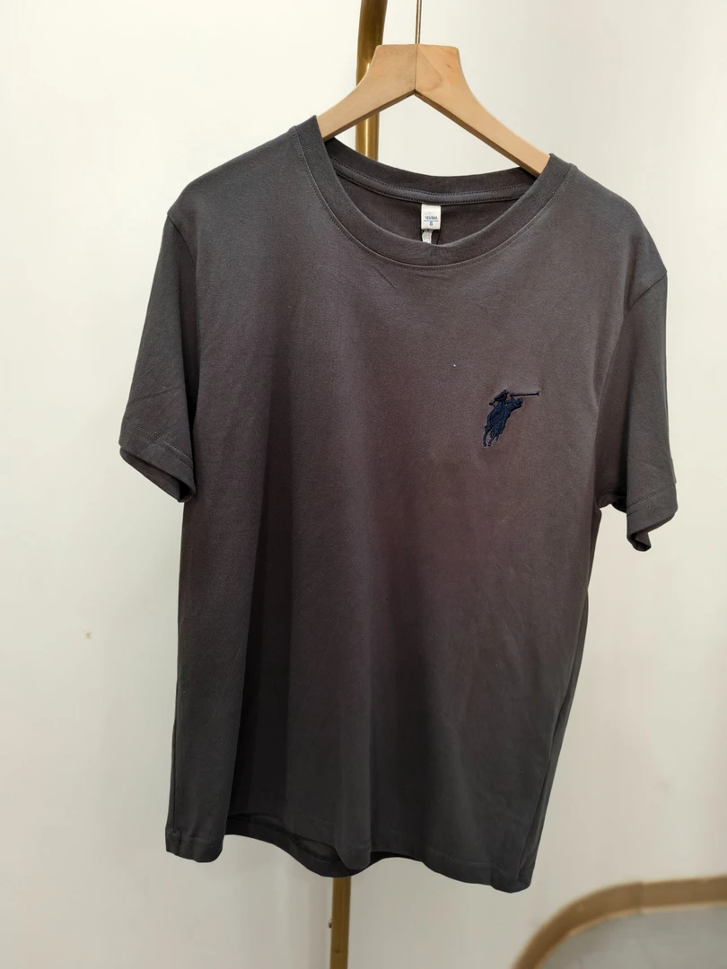 W1770夏季宽松短袖T恤刺绣宽松圆领短袖