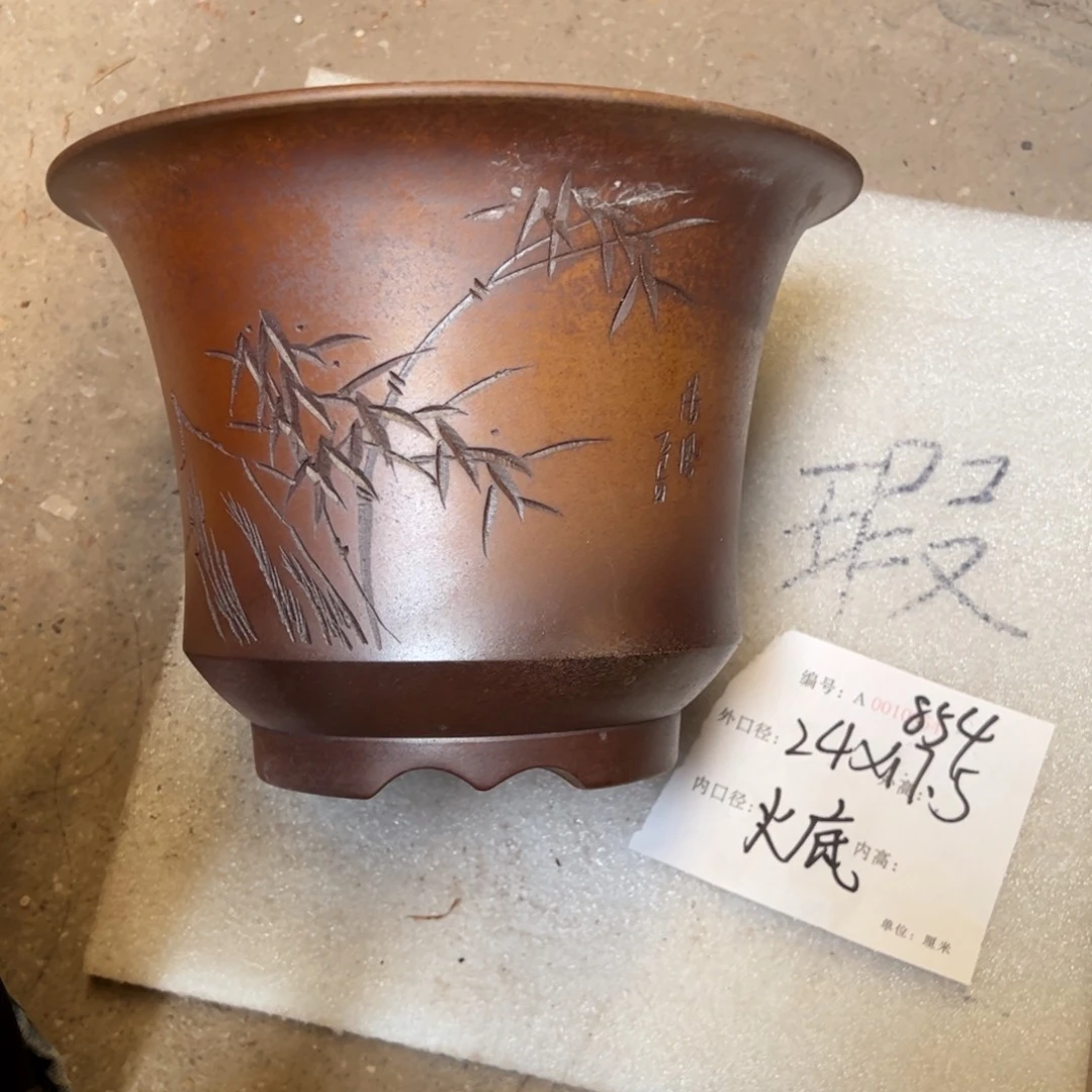 紫砂花盆紫砂花盆