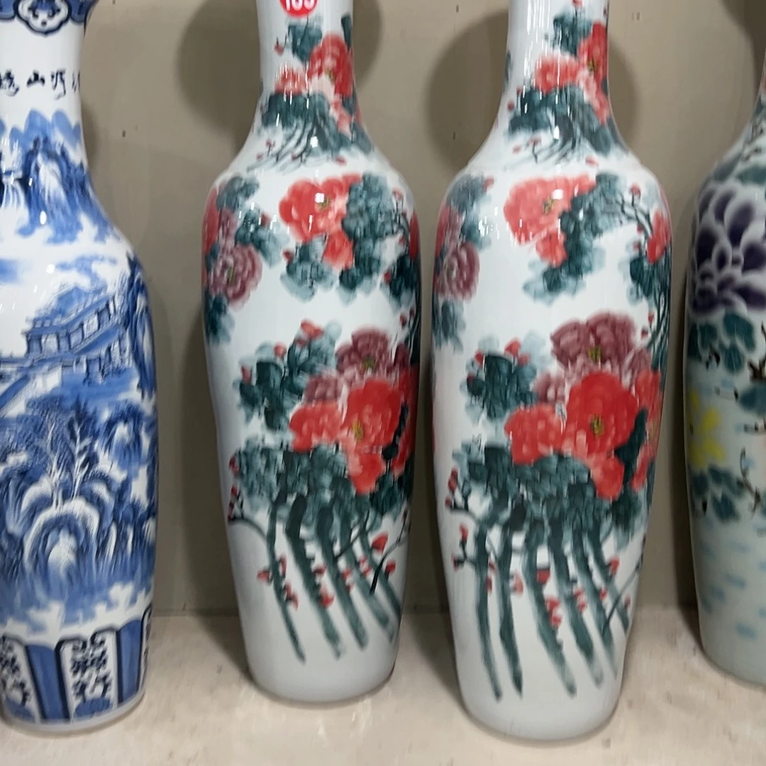 欲***争景德镇陶瓷大花瓶