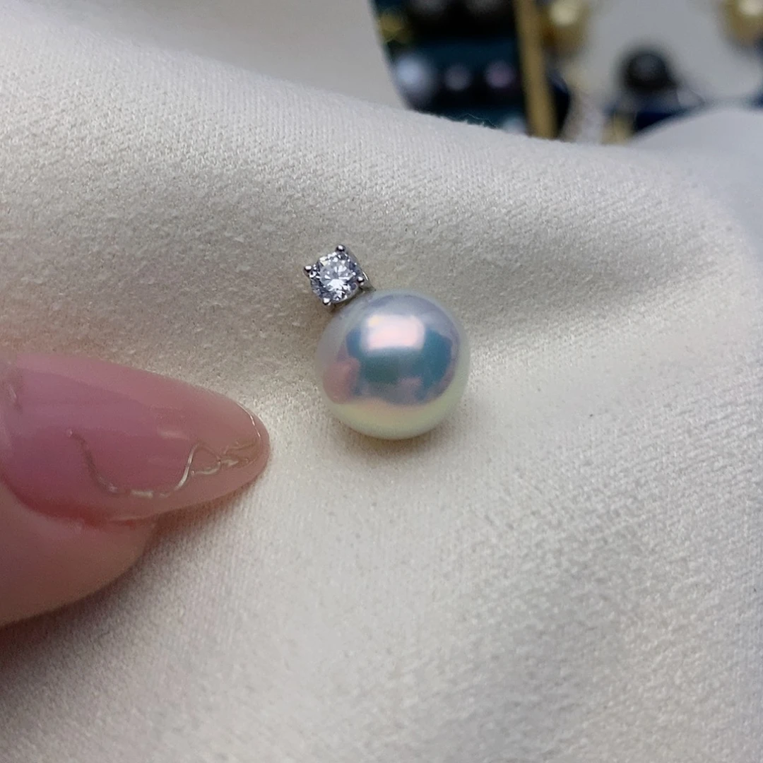 【闪购商品】淡水珍珠颈饰银S925镶嵌33