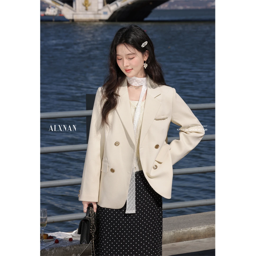 【品牌撤柜款ZB】气质百搭休闲西装2025年春季新款西装外套女L52932