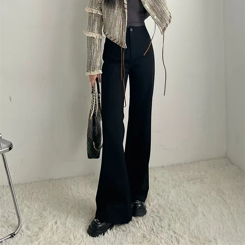 P&C STUDIO 女神微喇裤超级显瘦百搭秒变大直腿裤