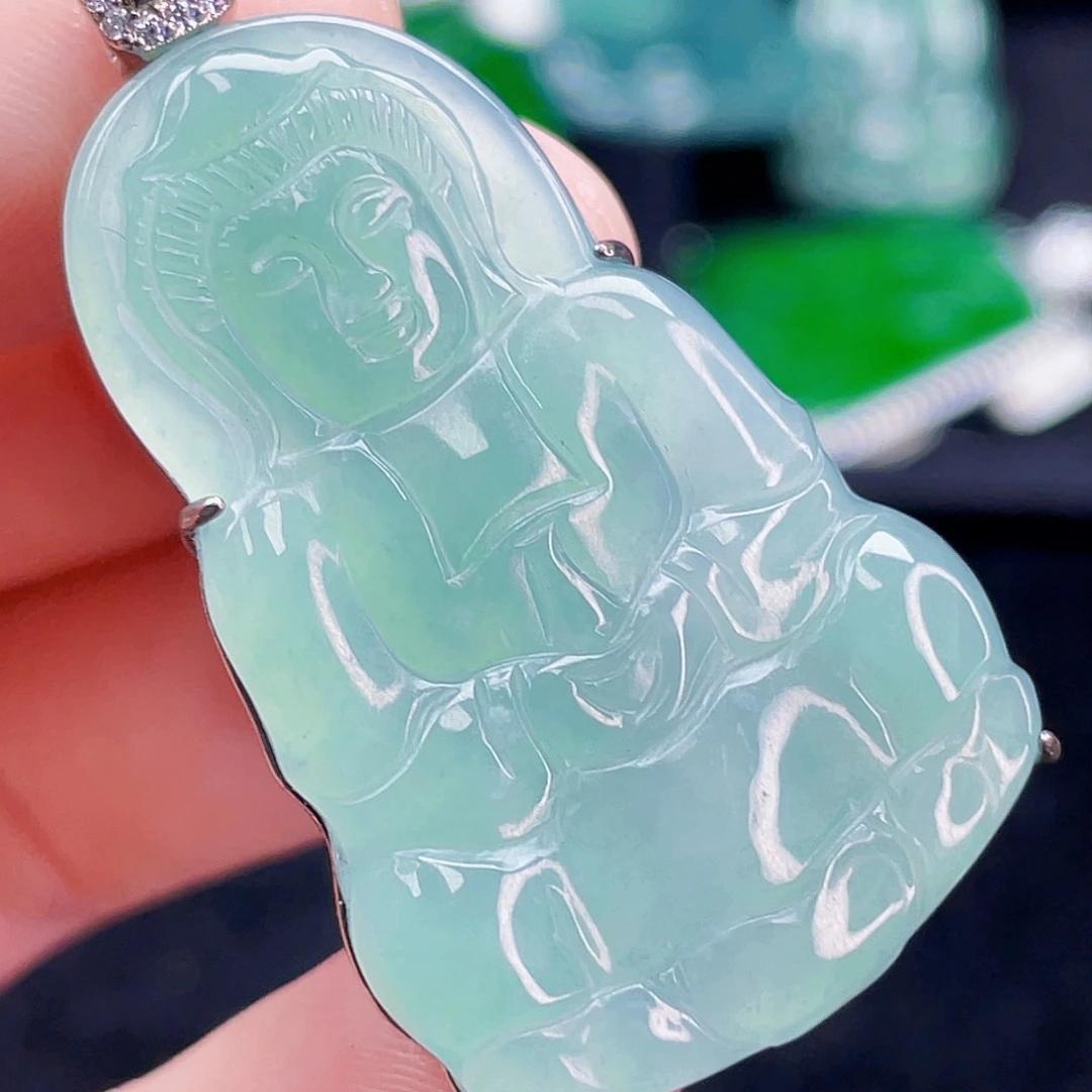 翡翠未镶嵌吊坠(不含链)834