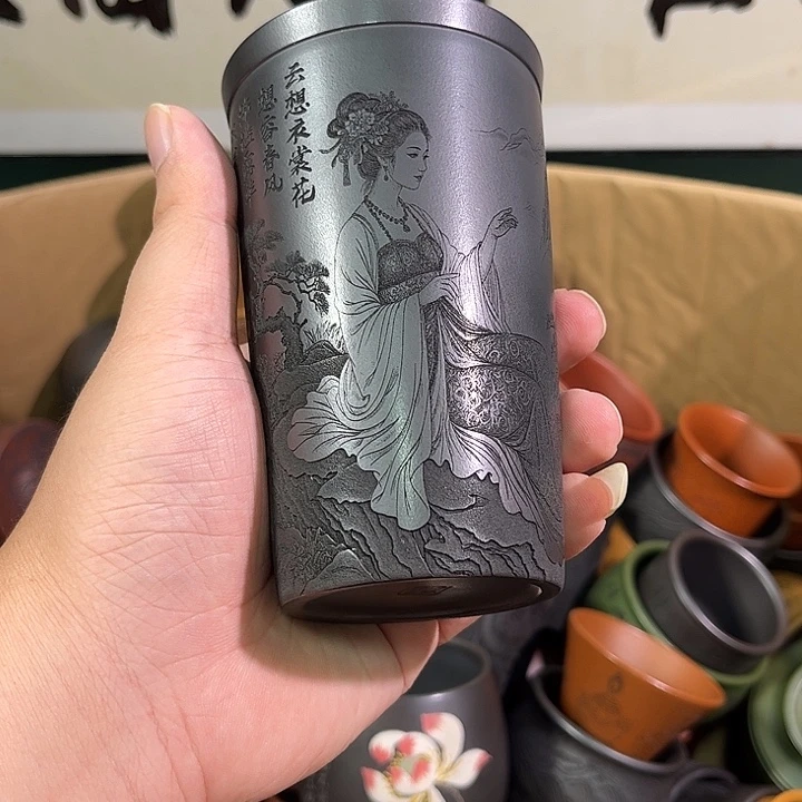 茶杯紫砂全手工紫砂主人杯