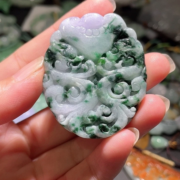 颈饰未镶嵌翡翠天