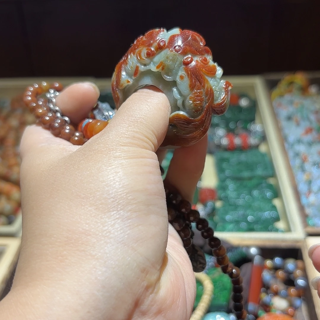 翡翠未镶嵌颈饰原创