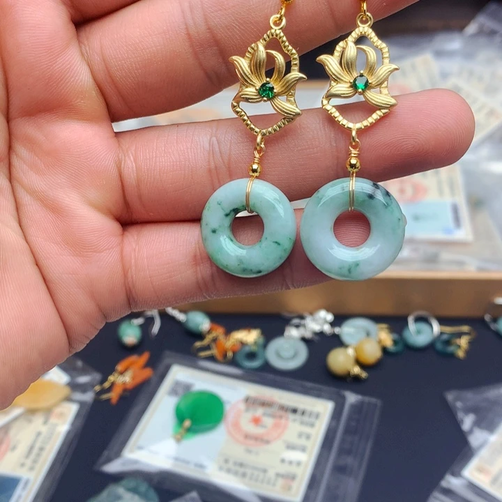 未镶嵌翡翠耳饰耳饰