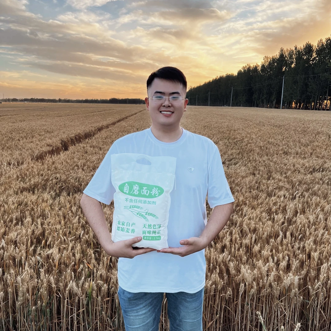 河北农家自磨面粉小麦面粉70粉无添加不提取5斤装