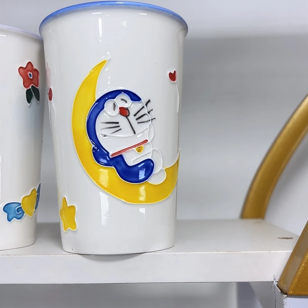 手绘创意高温釉下彩陶瓷