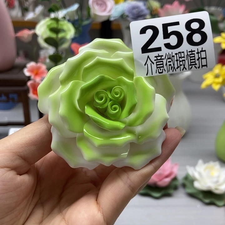 陶瓷手工制作陶瓷花