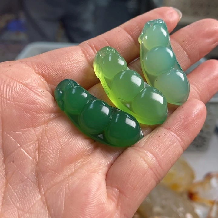 玛瑙/玉髓吊坠(不含链)足铂镶嵌